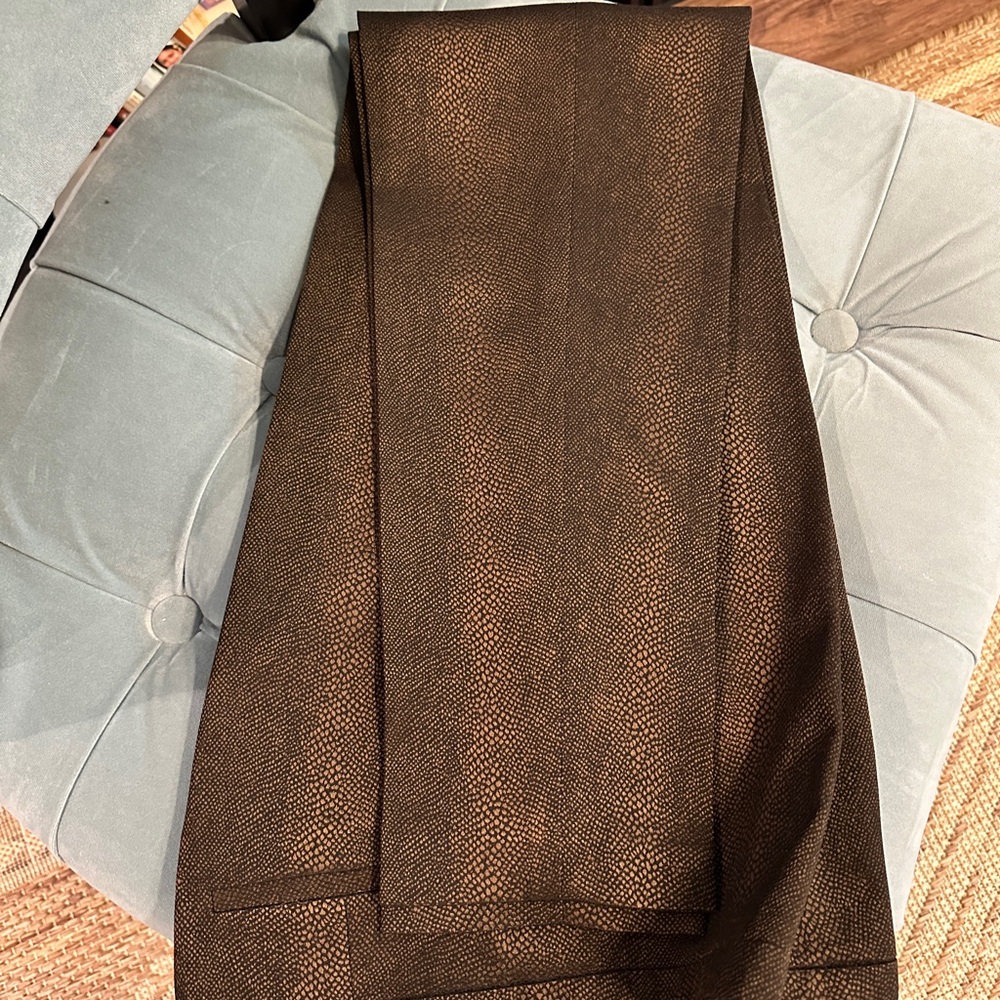 Doncaster Sophisticated High/Low Shimmer Woman’s Brown Trousers size 6